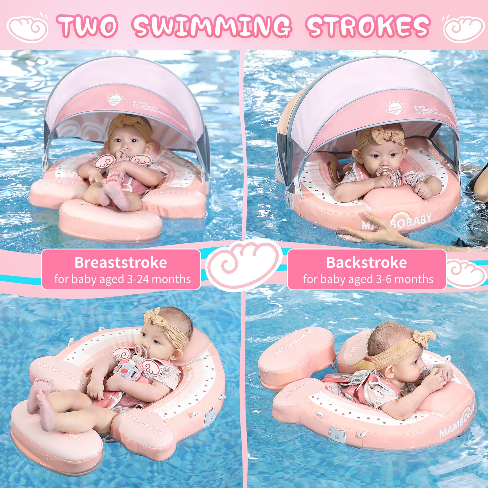 Lurui Mambobaby foldable, non-inflatable design travels easily