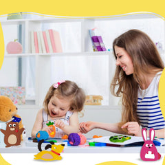 LURVUO doll sewing kit safety needles designed for child-friendly learning.