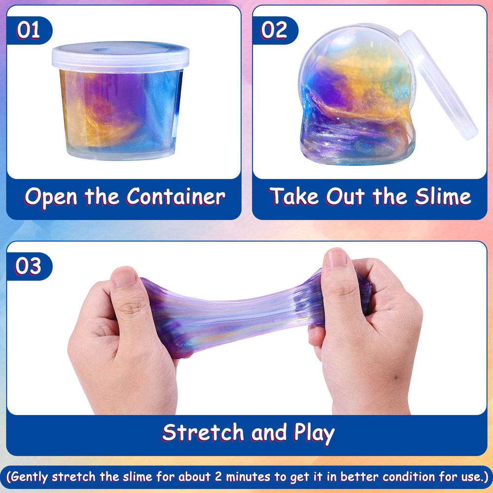 Luskidol Galaxy Slime classroom-friendly colors for rewards and activities