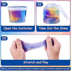 Luskidol Galaxy Slime classroom-friendly colors for rewards and activities
