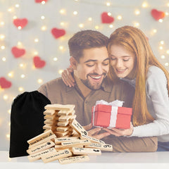 Lust Tower setup for a cozy at-home date-night with bag