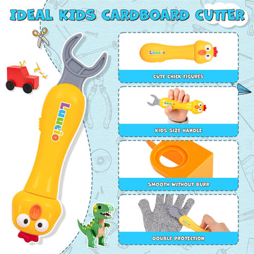 Luucio removable tools kit lets kids switch tools quickly.