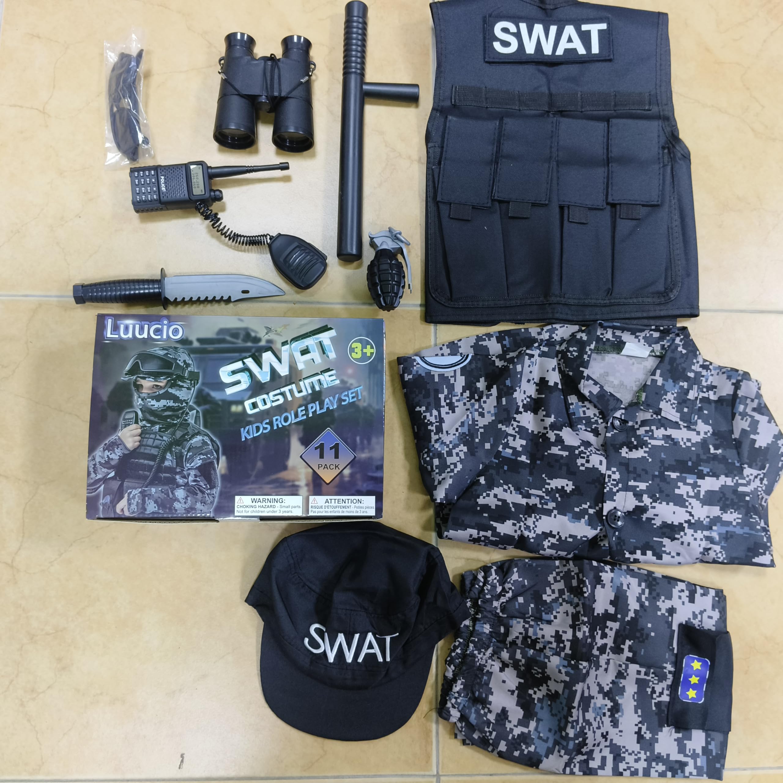 Luucio SWAT accessories complete the set for versatile costume play