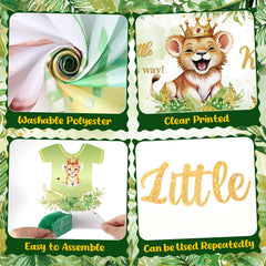 LUUFILx Lion baby shower decor works indoors or outdoors for versatility