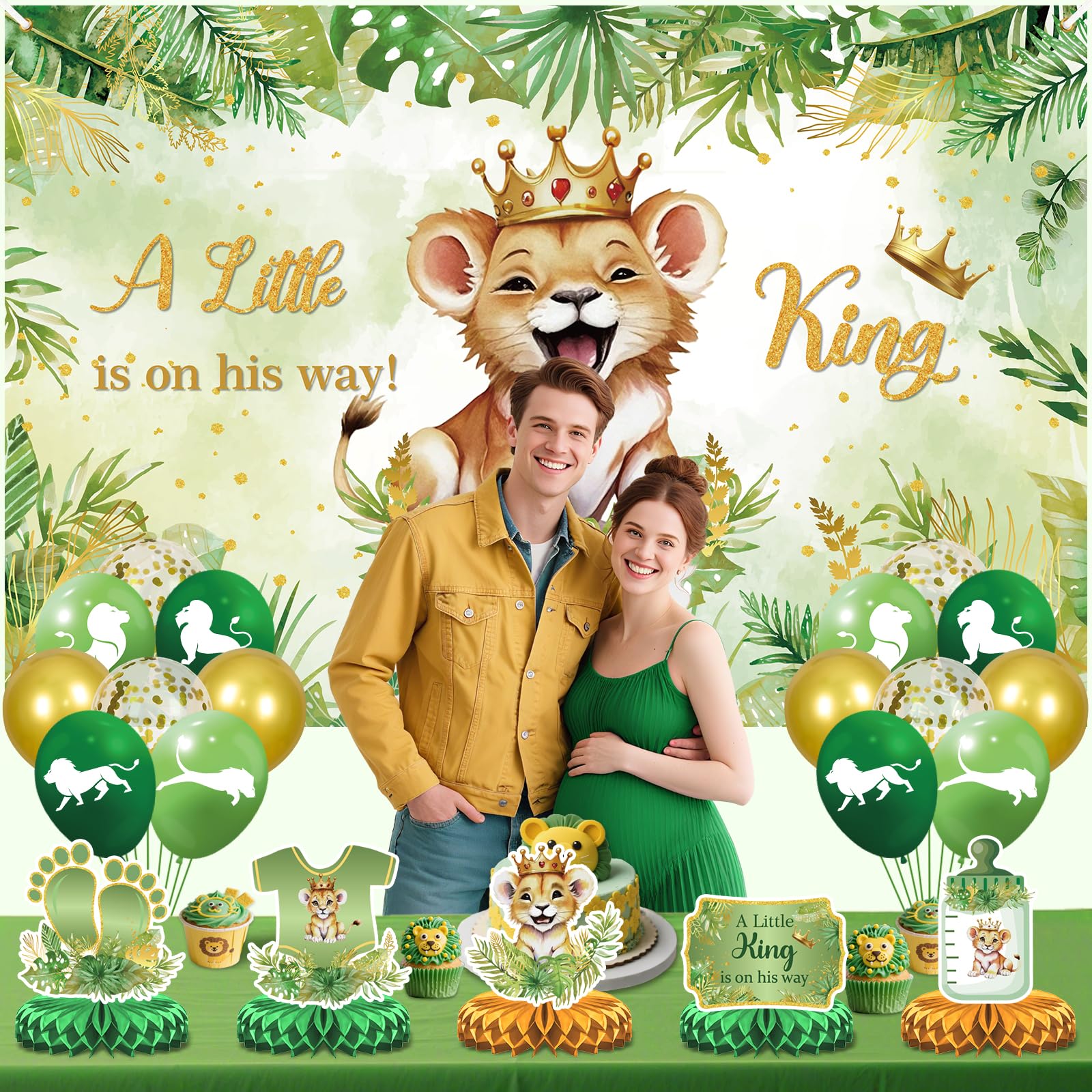 LUUFILx Lion banner detail shows bold prints for indoor or outdoor setups