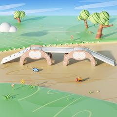 LUUYOUU indoor climbing arch with slide encourages active play and safe exploration