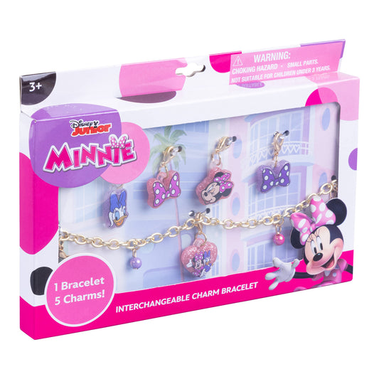 LUV HER add-a-charm bracelet with five interchangeable charms for personalized outfits
