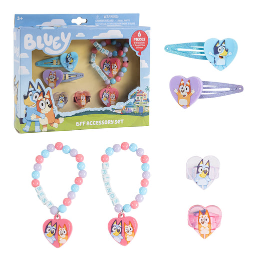 LUV HER Bluey BFF bead bracelets spark friendship storytelling