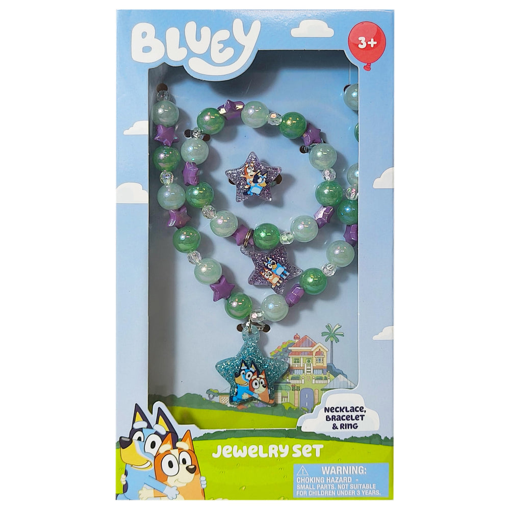 LUV HER Bluey girl bracelet featuring emblem text for stylish pretend accessories.