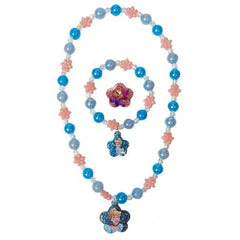 LUV HER Cinderella necklace with emblem for imaginative dress-up play