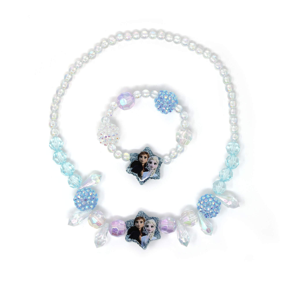 LUV HER Frozen bracelet featuring Anna and Elsa beads for delightful styling