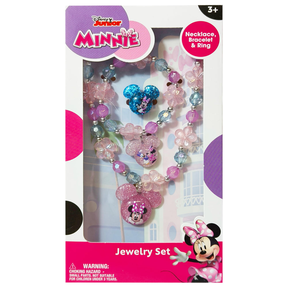 LUV HER Minnie necklace close-up with emblem centerpiece for dress-up