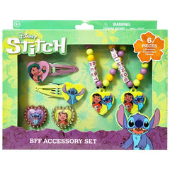 LUV HER Disney Stitch BFF box set rings for imaginative dress-up play.