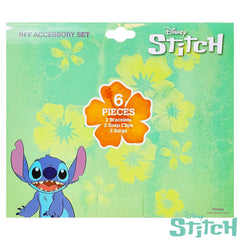 LUV HER Disney Stitch BFF hair clips with winter motif design.