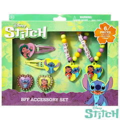 LUV HER Disney Stitch BFF box set features snowflakes motifs.