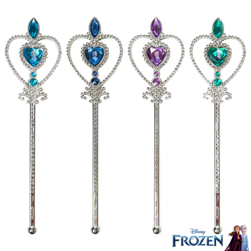 LUV HER lightweight kid-safe crown and wand in icy blue with comfortable wear.
