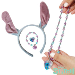 LUV HER Stitch dress-up bracelet adds sparkle for party-time pretend play.
