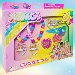 LUV HER XOMG POP accessory display highlighting complete BFF set versatility.