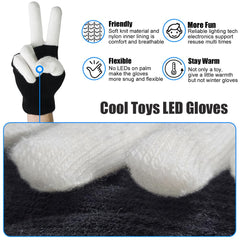 Luwint gloves worn on hands during a dazzling performance
