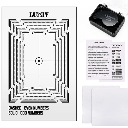 Luxiv card-centering-tool-kit for precise alignment during grading