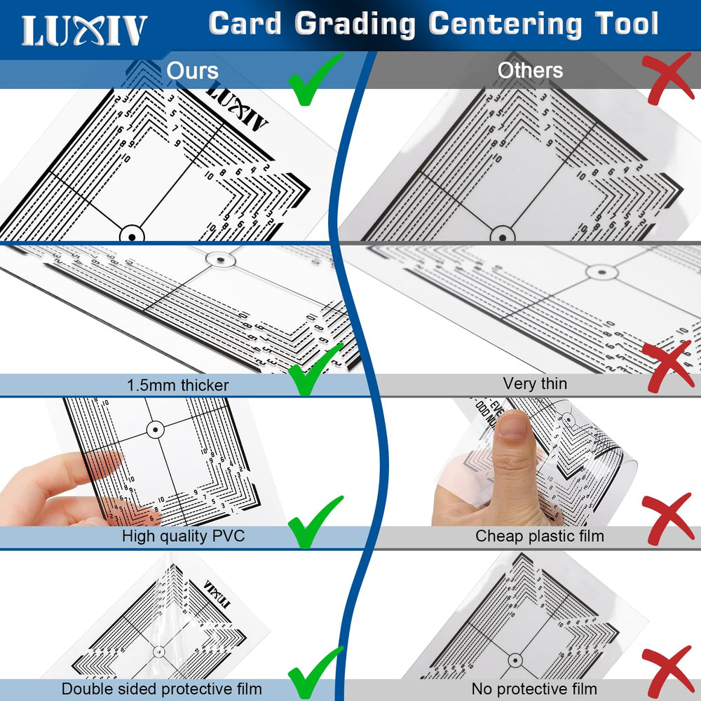 Luxiv centering guide right-angle aids accurate card placement
