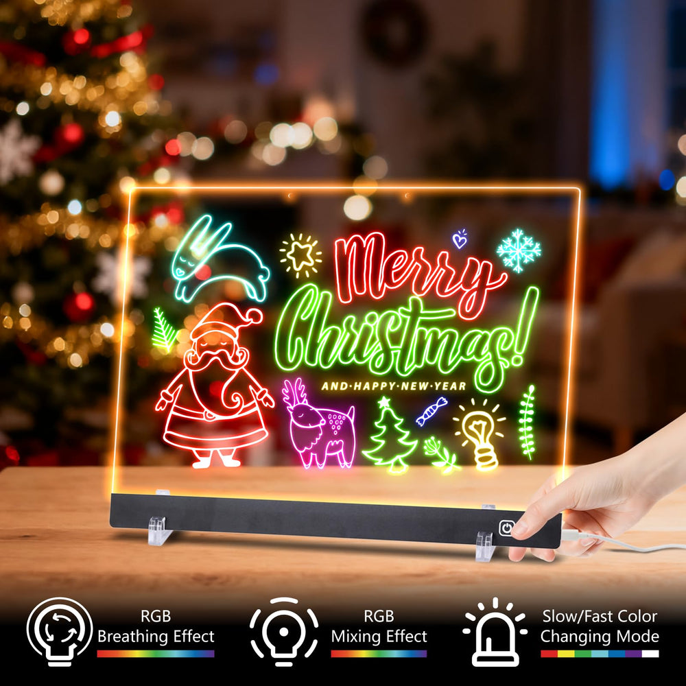LuxuMach acrylic dry erase panel is durable and wipe-clean.