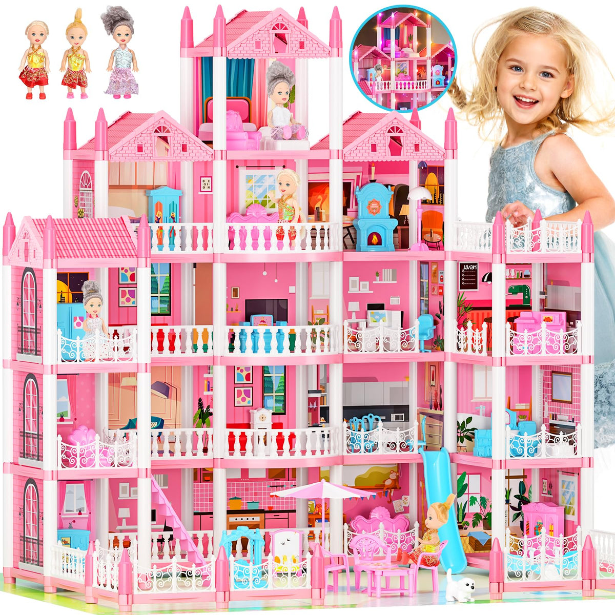LUYE Dream 5-story exterior scene for imaginative play.