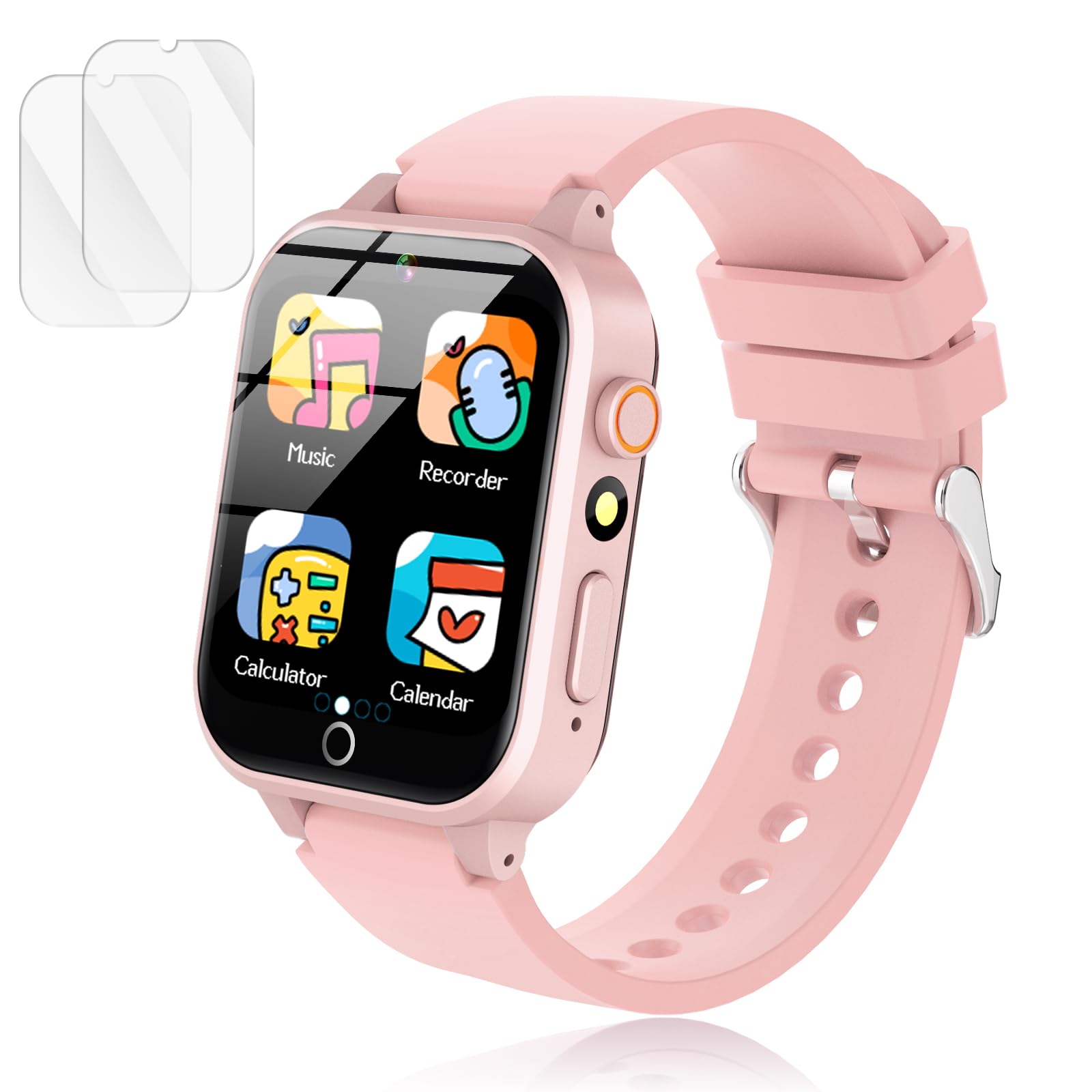 Luyiilo Kids Games Watch front view, kid-friendly design for daily play