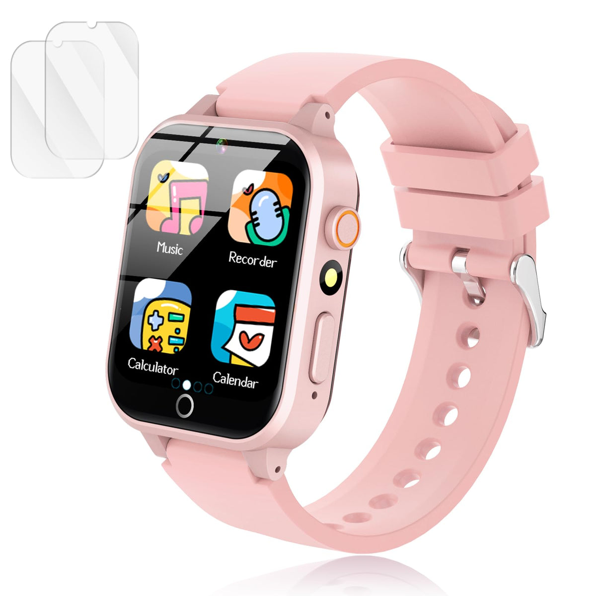 Luyiilo Kids Games Watch front view, kid-friendly design for daily play