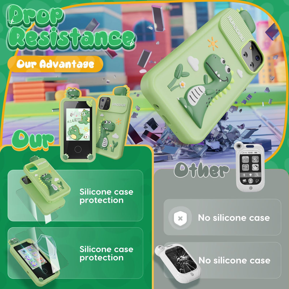 Luyiilo durable silicone shell protects against drops during play