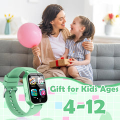Luyiilo Kids Smart Watch silicone strap suits active adventures and water-friendly wear