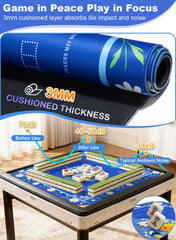 LUYULAKI 33.1-inch square layout for four players on table