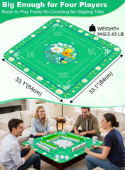 LUYULAKI 3mm cushioned surface reduces tile noise for quieter play
