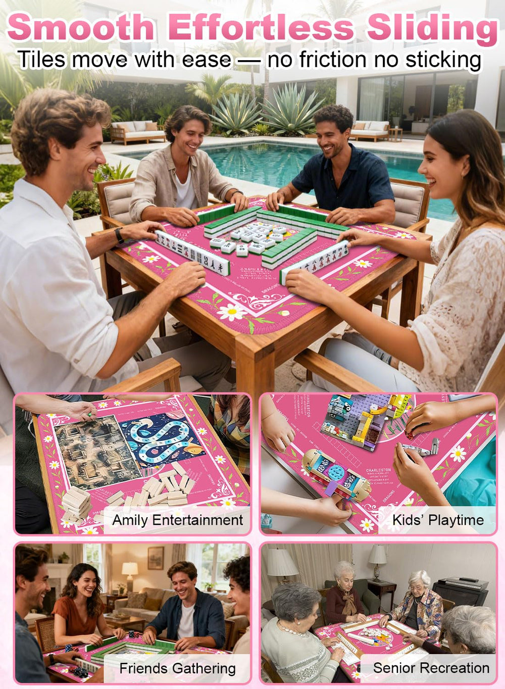 LUYULAKI mat with printed rules for quick learning