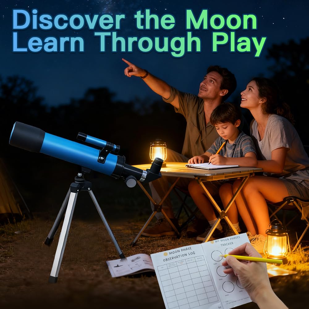 Luzsco finder scope helps locate objects quickly during stargazing.