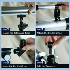 Luzsco Moon guide and stargazing stickers enrich the learning experience.