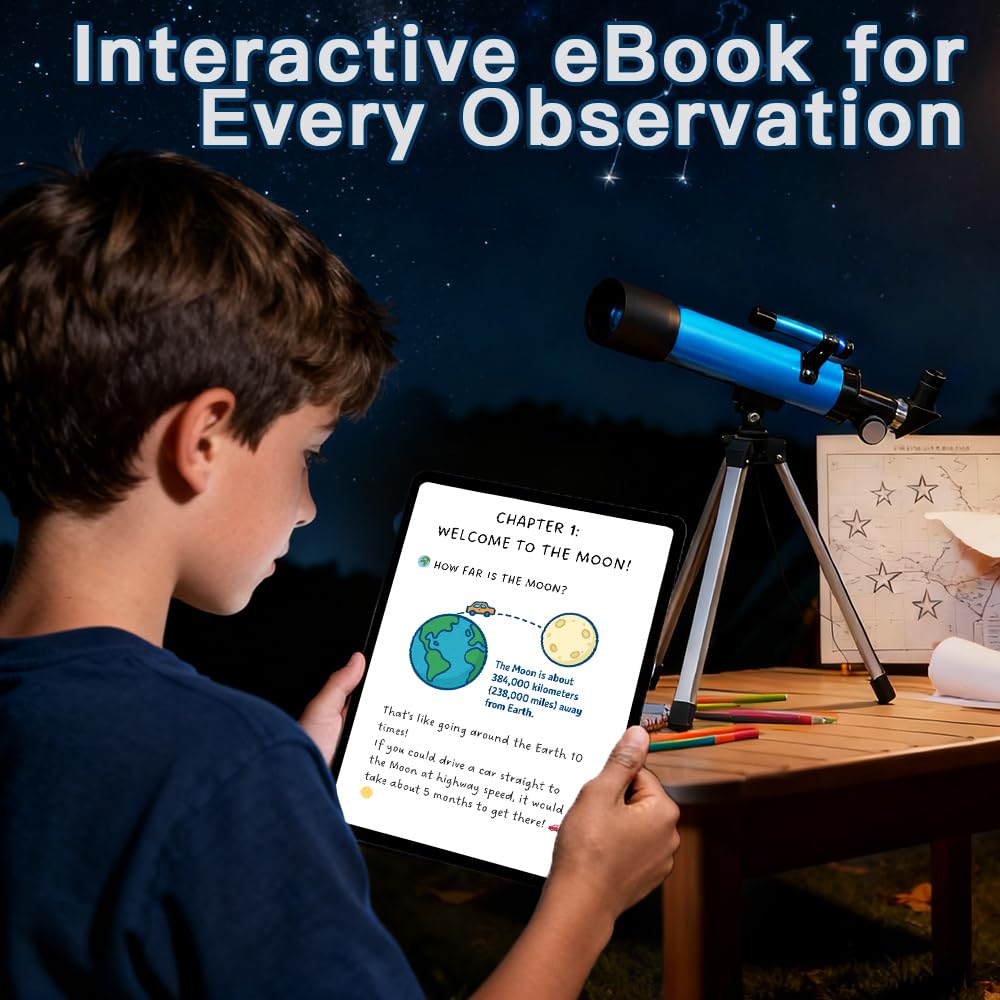 Luzsco portable design makes backyard astronomy simple and fun.