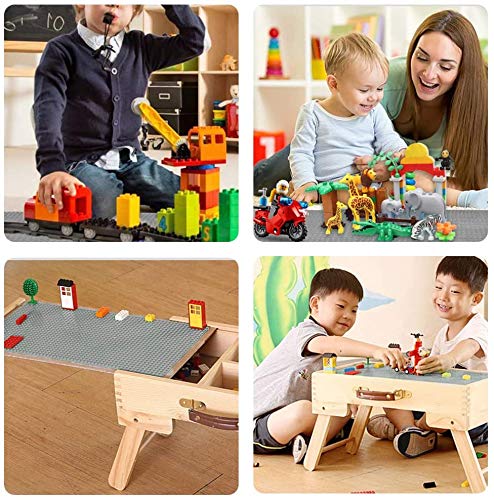 LVHERO eight-pack gray baseplates packaged for easy storage and display