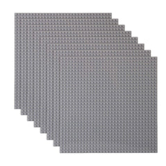 LVHERO Classic baseplates 10x10 gray eight-pack ready for brick builds