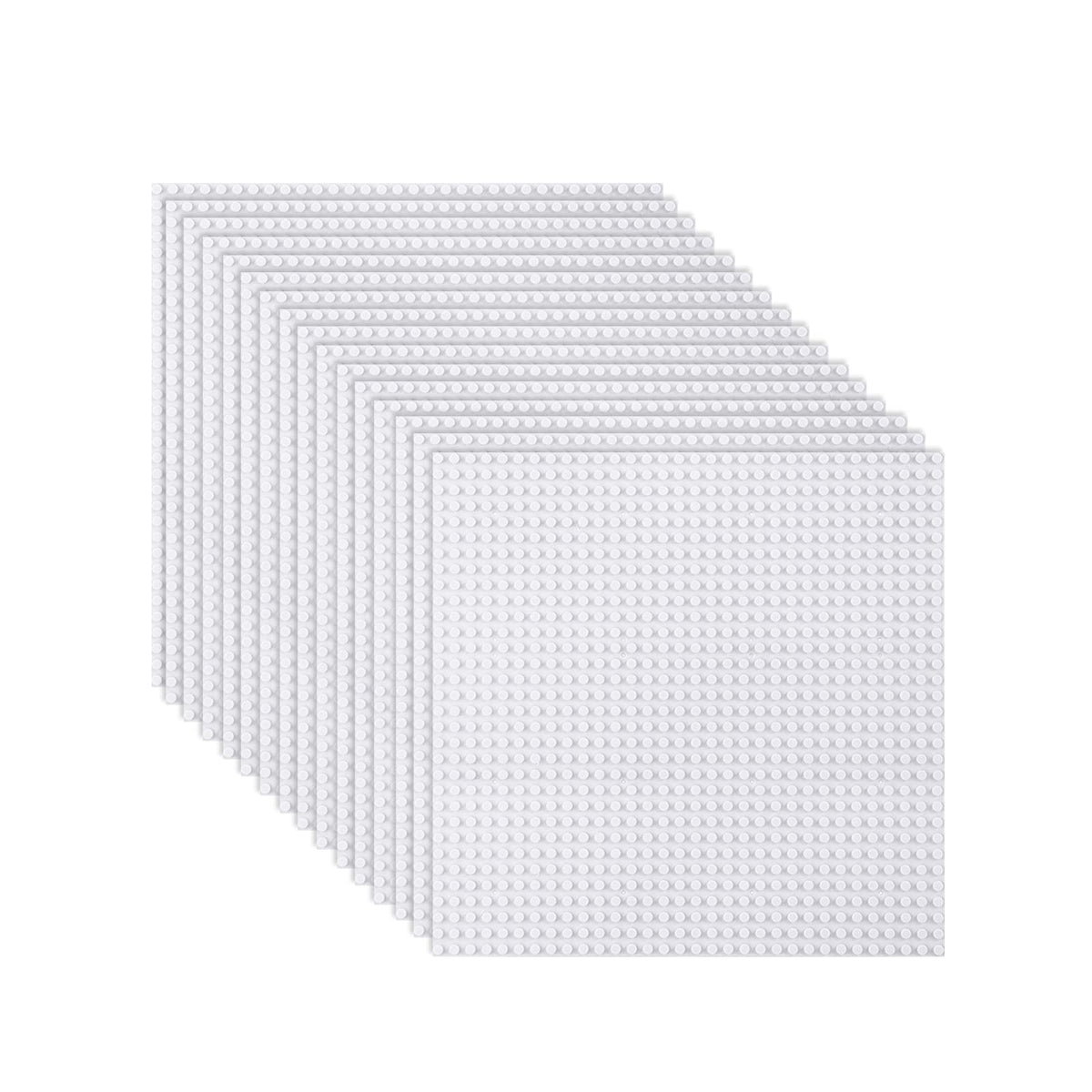 LVHERO Classic baseplates top view showing a 16-pack for versatile brick building.