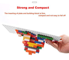 LVHERO durable baseplates resist bending and last through many builds.