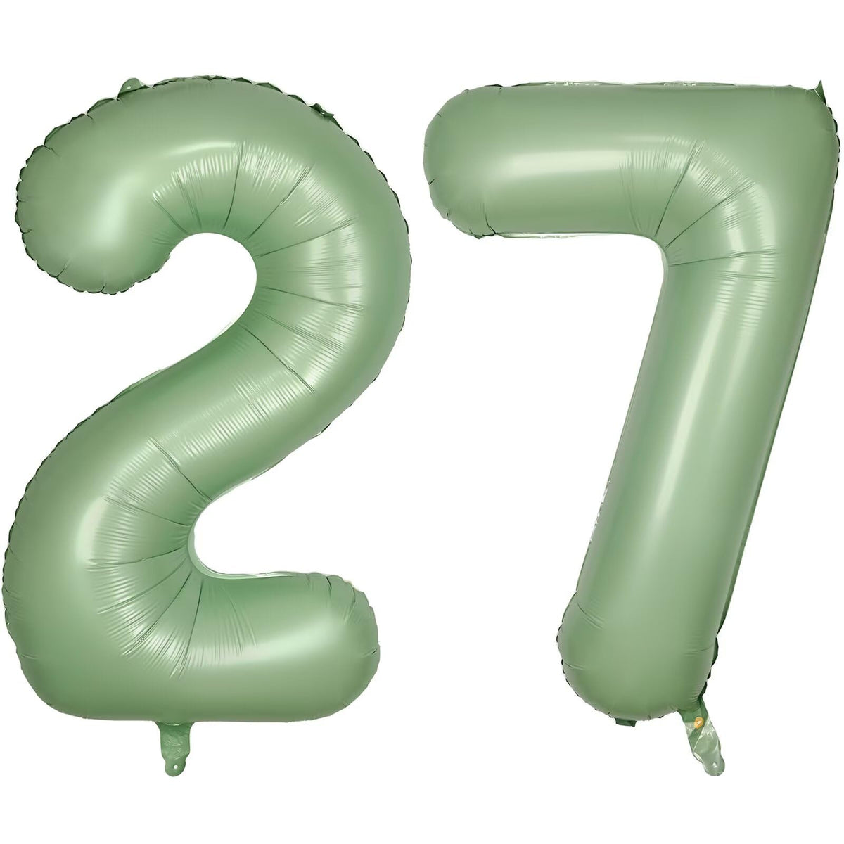 LVMOQIQIU 40-inch olive green number 27 balloon for dramatic party backdrop