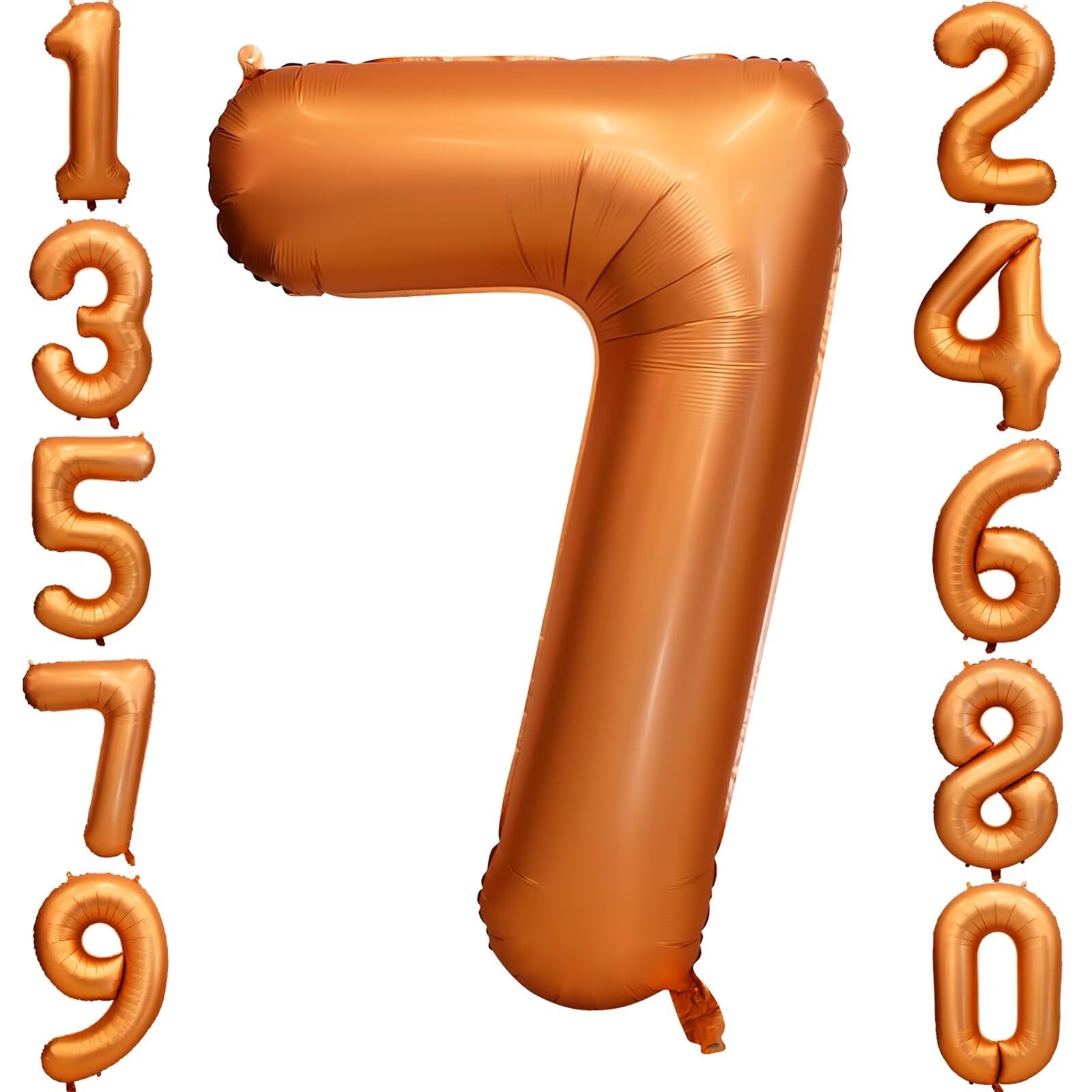 LVMOQIQIU 40-inch orange foil balloon for bold party backdrops.