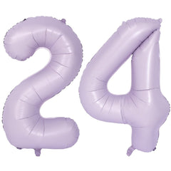 Lvmoqiqiu 40-inch purple foil balloon for bold party decor