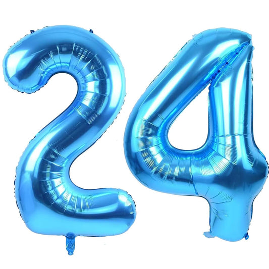 LVMOQIQIU 40-inch blue balloon uninflated, ideal for dramatic centerpieces