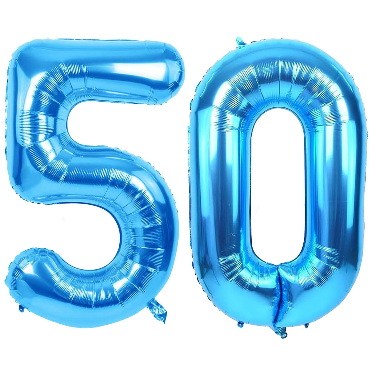 LVMOQIQIU 40-inch blue balloon ready to inflate for a bold party backdrop.