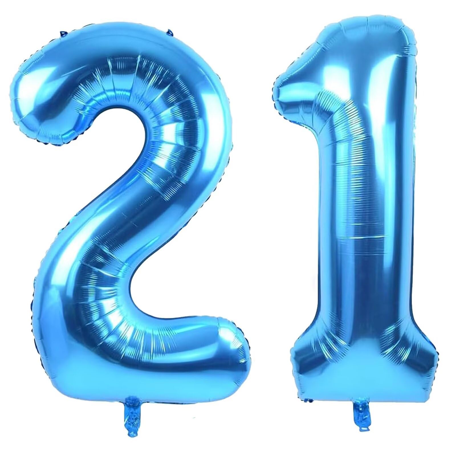 LVMOQIQIU blue 40inch number-2 balloon for milestone celebration.
