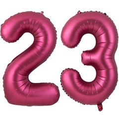 LVMOQIQIU 40-inch burgundy foil number 23 balloon ideal for party backdrops