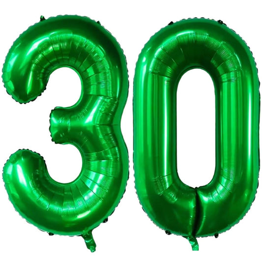 LVMOQIQIU 40-inch dark green foil balloon for striking photo backdrops
