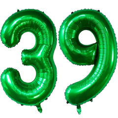 LVMOQIQIU 40-inch dark green foil balloon for dramatic event backdrops.